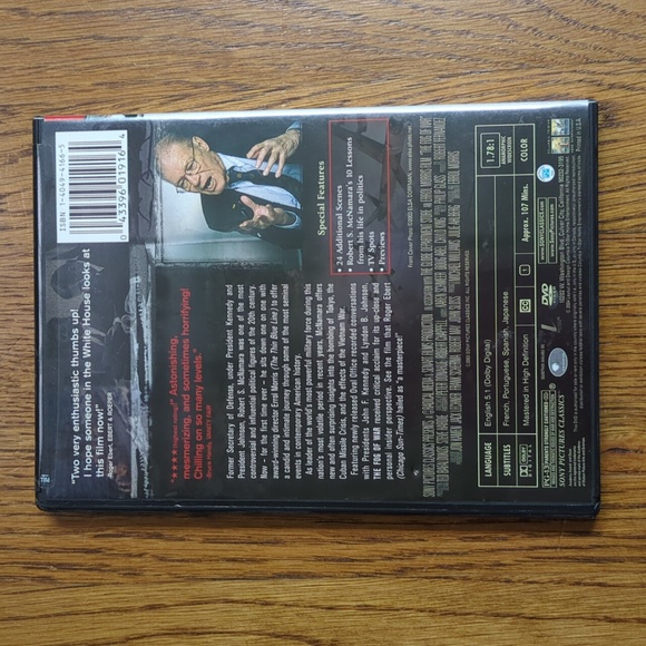 The Fog Of War An Errol Morris Film Documentary DVD Video - Picture 3 of 7